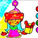 Easy Coloring SantaClaus 10 easy coloring santaclaus 1