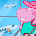 Hippo Family Airport Adventure 2 hippo family airport adventure