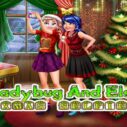 Ladybug And Elsa Xmas Selfie 10 ladybug and elsa xmas selfie