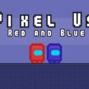 Pixel Us Red and Blue 6 pixel us red and blue