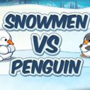 Snowmen VS Penguin 6 snowmen vs penguin